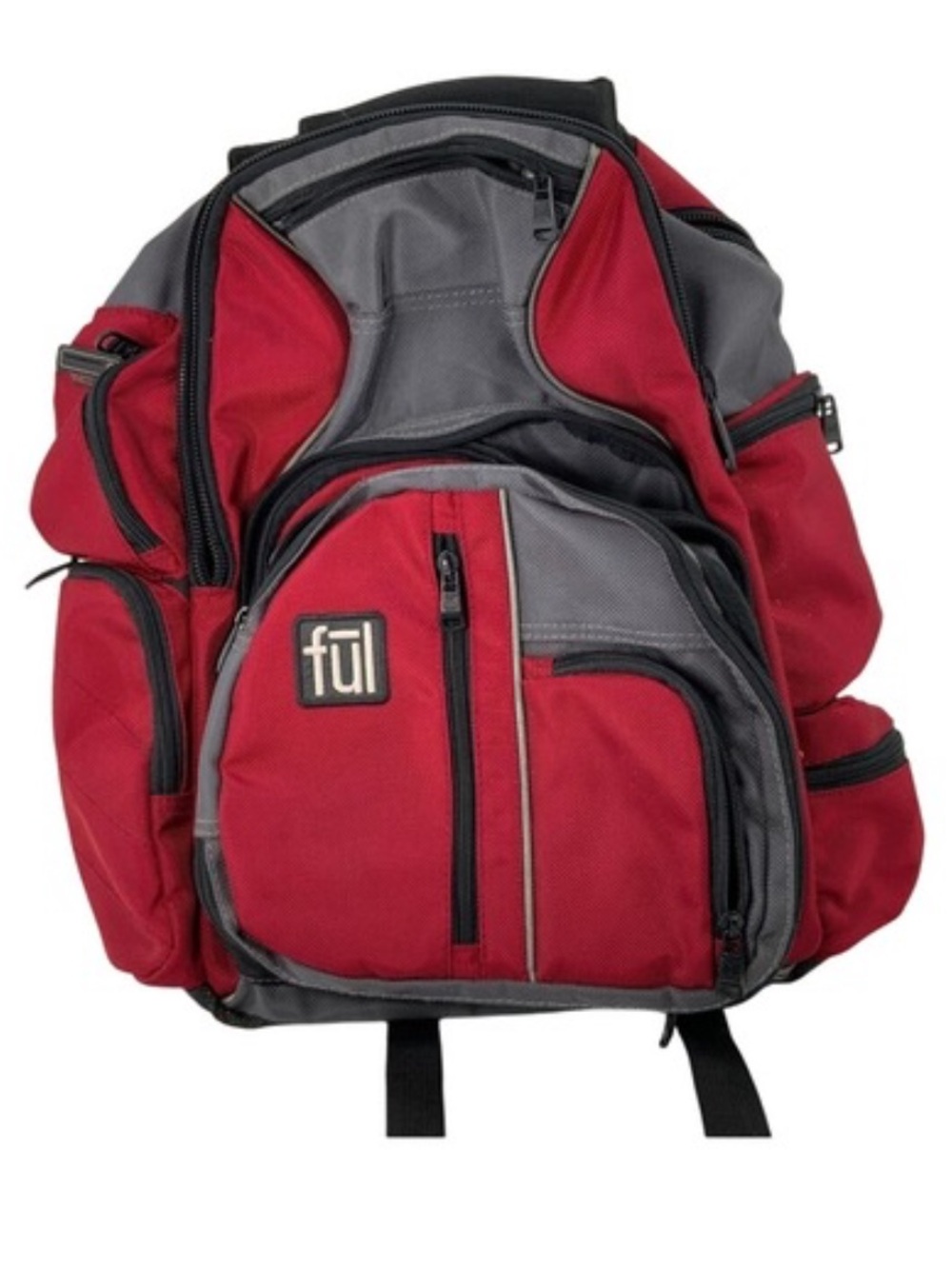 Ful Tennman Laptop Backpack Ballistic Nylon Multi-Pocket Tech Bag